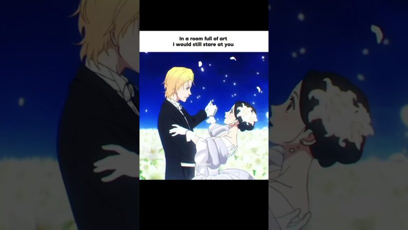 In a room full of art ~ || love through a prism || #fypシ゚viral #anime