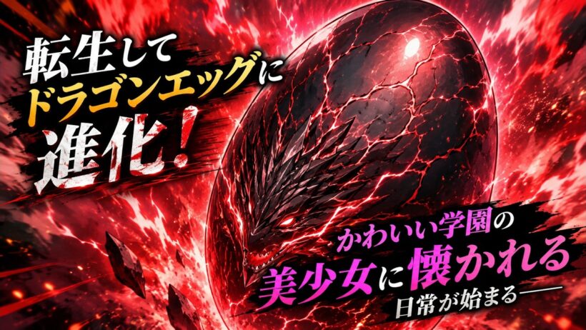 【異世界アニメ】転生したらドラゴンの卵だった!? 最強の魔龍が美少女校花に契約され、まさかの彼女が自ら孵化させることに！【マンガ動画】