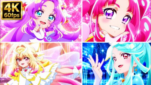 【キュアアルカナ変身記念】名探偵プリキュア！ 変身シーン4人同時再生