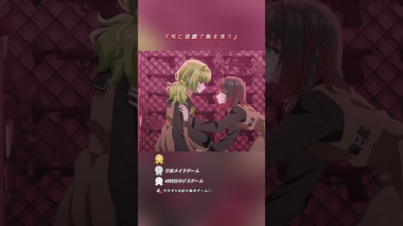 『死亡遊戯で飯を食う』ゲーム4選 #anime