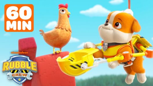 1 Hour of Construction Rescues with the PAW Patrol! 🚧🐾 | Rubble & Crew