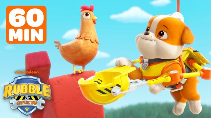 1 Hour of Construction Rescues with the PAW Patrol! 🚧🐾 | Rubble & Crew