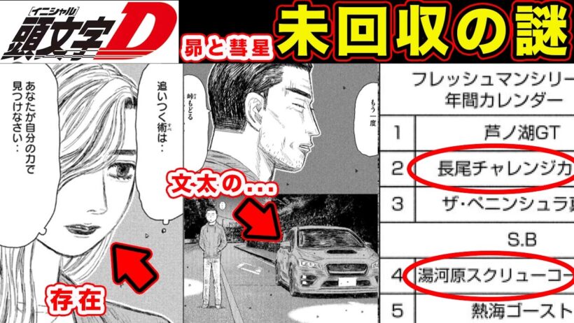 【昴と彗星】隠された”謎”伏線まとめ。MFGフレッシュマンシリーズ・真公道最速理論へ必要なピースとは？【頭文字[イニシャル]D】】【真・公道最速理論】