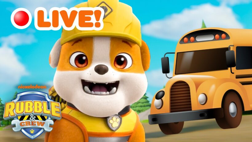 🔴 LIVE: Rubble's Back To School Marathon! 🚌📚 | Rubble & Crew