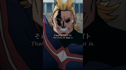 「それがオールマイト　君が目指すべき頂点だ」 fromTVアニメ『#ヴィジランテ 』#25／#ヒロアカ #mha