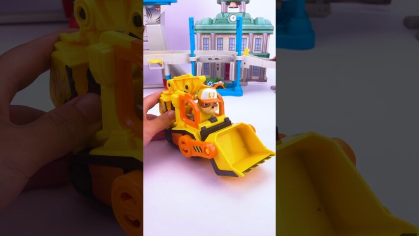 Experience & Cool Paw Patrol Rubble & Crew Bark Yard Deluxe Bulldozer collection #toys #pawpatrol