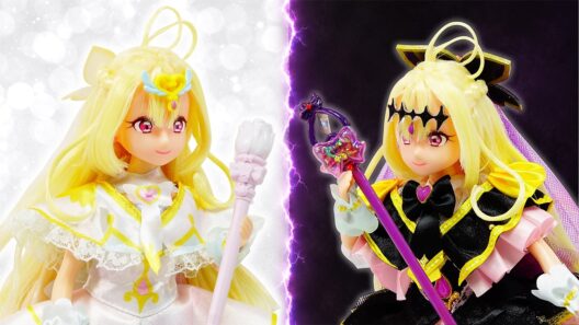 名探偵プリキュア❤️キュアアルカナのスタイルドールに、アルカナシャドウの衣装を手作り工作✨100円ショップの材料でキュアエクレール、アンサー、ミスティックがリメイク変身DIY⭐️リカちゃん