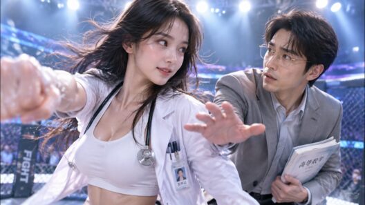 可愛い顔の骨科女医！実は無敗格闘選手、リングで一撃 KO した後白衣を着て相手を治療する⁉ #ショートドラマ  #ハッピーエンド