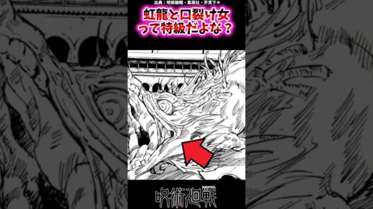 虹龍と口裂け女って特級だよな？【呪術廻戦反応集】 #呪術廻戦
