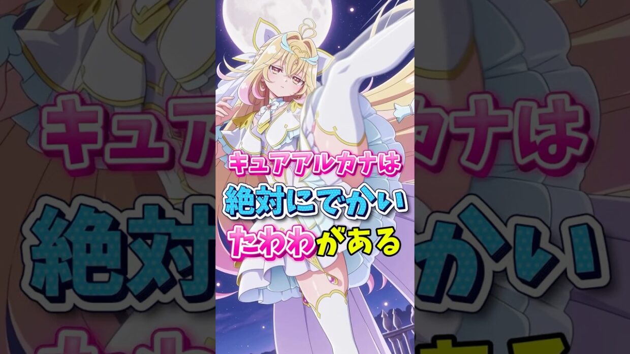 【名探偵プリキュア】キュアアルカナのたわわは絶対にデカい　#名探偵プリキュア #キュアアルカナ