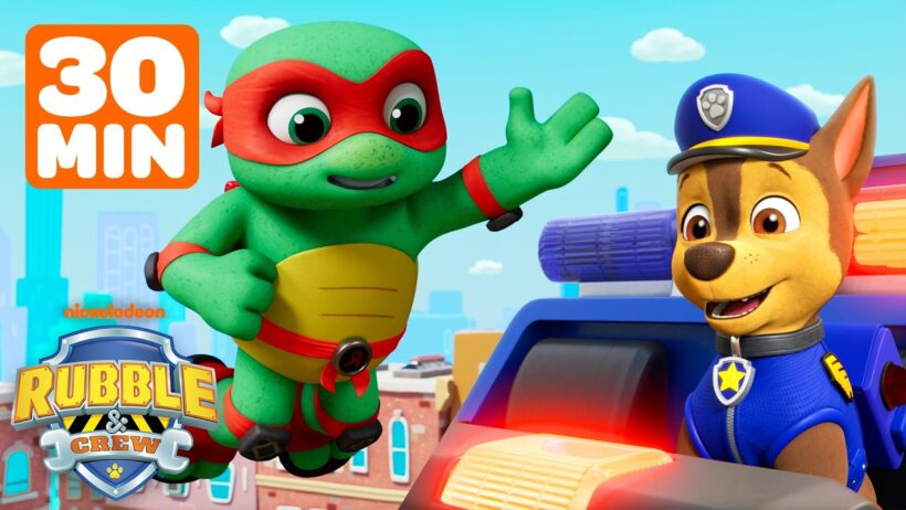PAW Patrol / Teeny Mutant Ninja Turtles EPIC Crossover Compilation! | Rubble & Crew