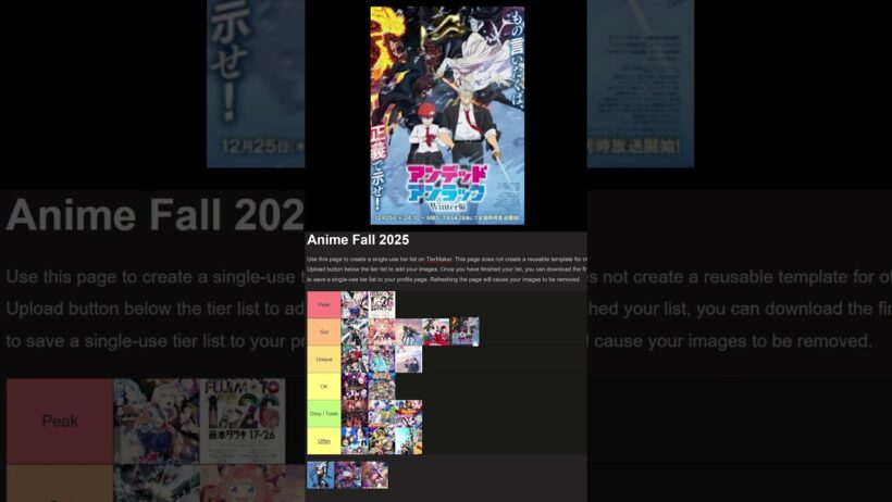 Anime Speed Season Herbst 2025 #59, Undead  Unluck: Winter Arc #anime