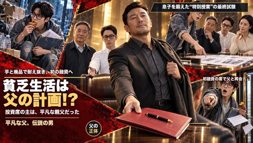 【日本語吹替】貧乏な父に育てられ、芋を食べゴミを拾って学費を稼いだ俺。初の投資家に会うと…親父だった😱💰
