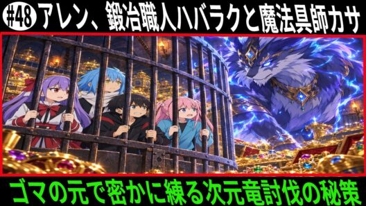 ヘルモード アレン、鍛冶職人ハバラクと魔法具師カサゴマの元で密かに練る次元竜討伐の秘策