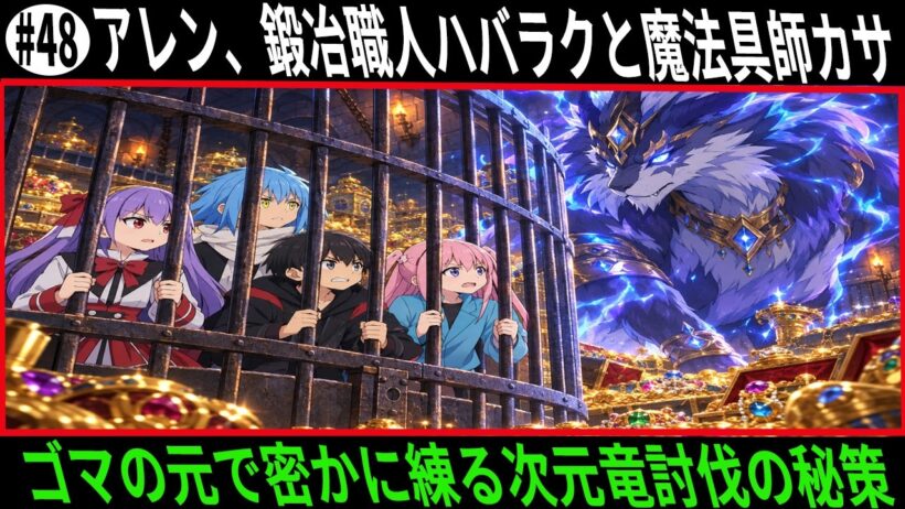ヘルモード アレン、鍛冶職人ハバラクと魔法具師カサゴマの元で密かに練る次元竜討伐の秘策