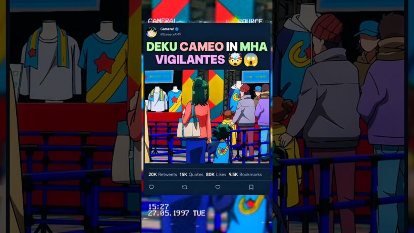 DEKU CAMEO in MHA VIGILANTES 🤯😱 | #myheroacademia #edit #mha #amv #anime