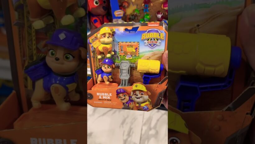 PAW Patrol Rubble & Crew! Built it Pack! #rubble #pawpatroltoys #toys #pawpatrol