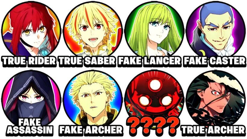 Every Servant In Fate Strange Fake