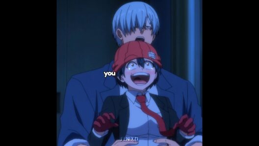she really regretted that laugh 🤣 #undeadunluck #anime #animeedit