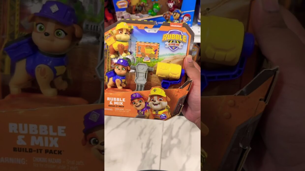 PAW Patrol Rubble & Crew Built it Pack! #rubble #pawpatroltoys #toys #pawpatrol