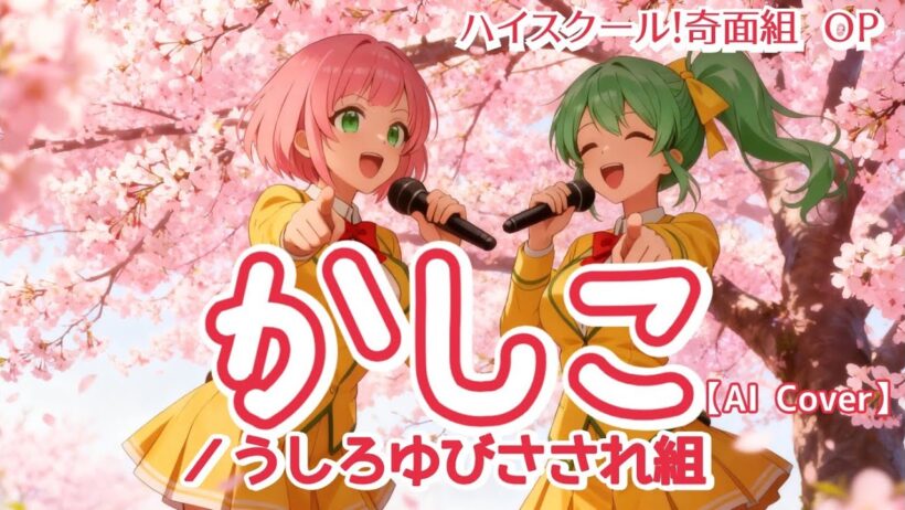 【奇面組】OPテーマ　かしこ（うしろゆびさされ組）【2026 AI MUSIC Cover】