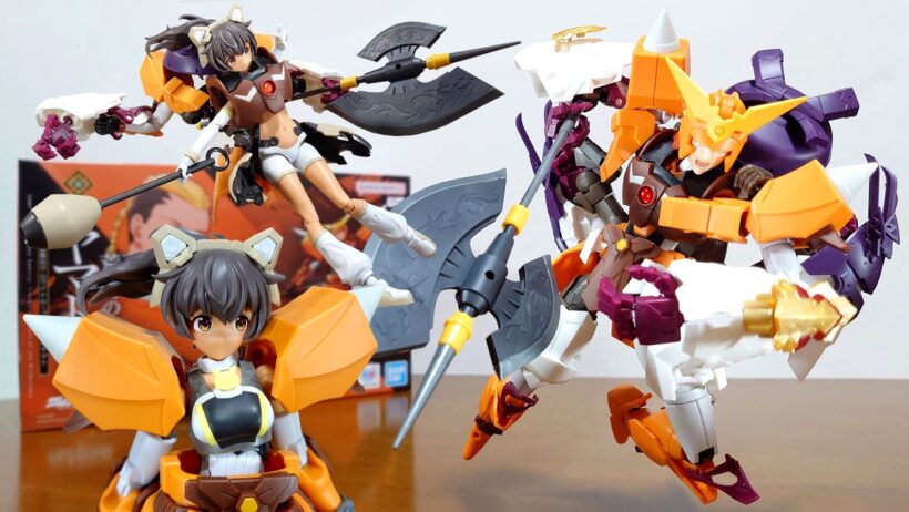 【30MSカスタムにもオススメ！？巨大な斧＆ジュエルシール！？】30MF 鎧真伝サムライトルーパー 荒野のヤマト レビュー