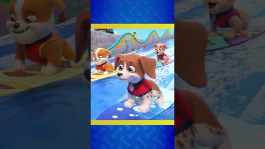 Rubble & Crew Go Surfing w/ Auntie Crane! 🏄🌊