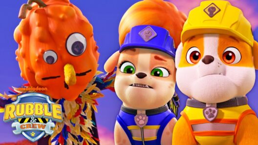 Rubble Meets a SPOOKY Pumpkin Monster! 👻🎃 | Rubble & Crew | Rubble & Crew