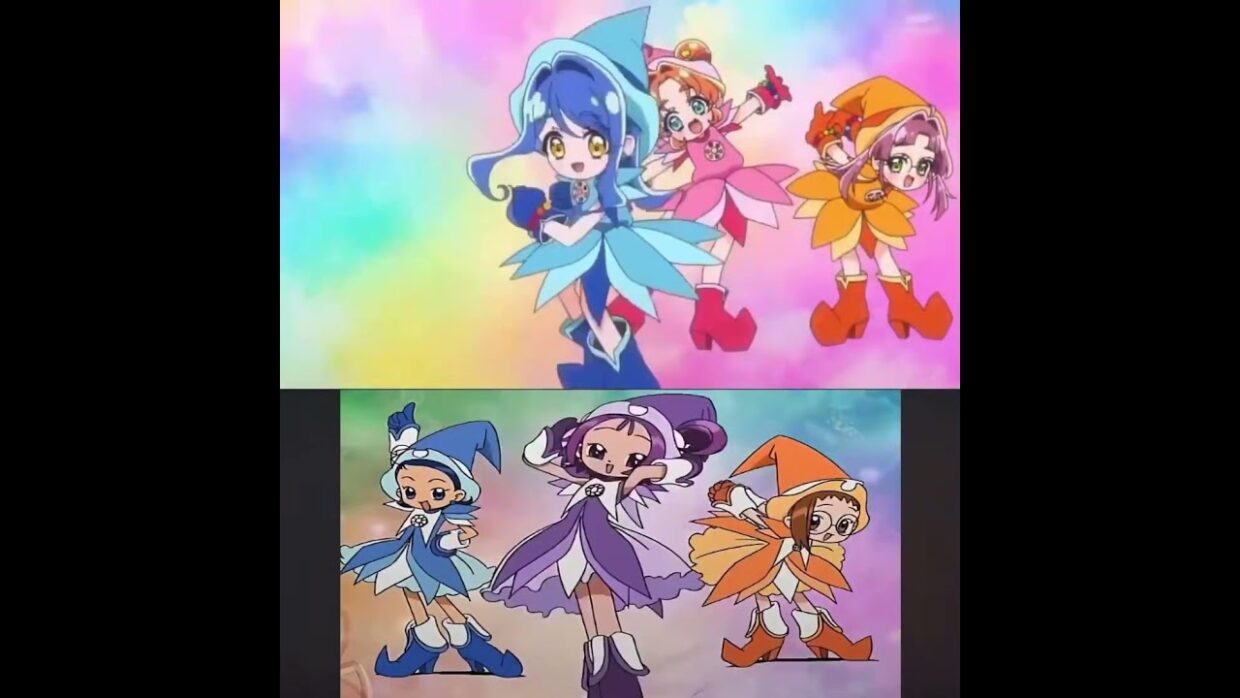 比較したくなっちゃうよね #名探偵プリキュア #おジャ魔女どれみ