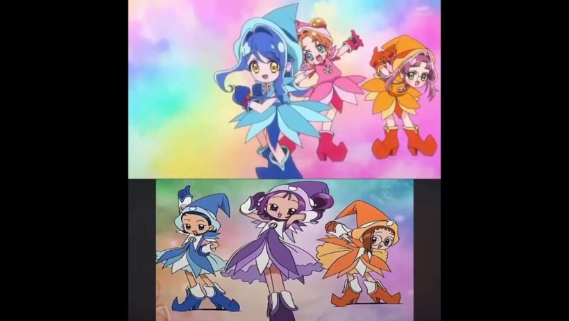 比較したくなっちゃうよね #名探偵プリキュア #おジャ魔女どれみ